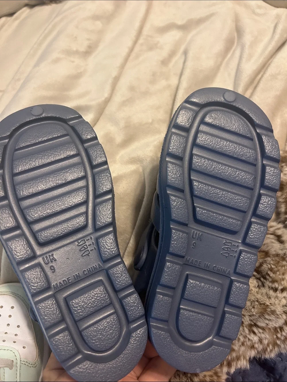 Stride Rite Kids Closed-Toe Sandals — Charcoal Grey/Blue